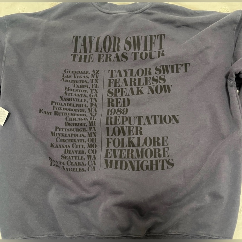 Taylor swift blue crewneck